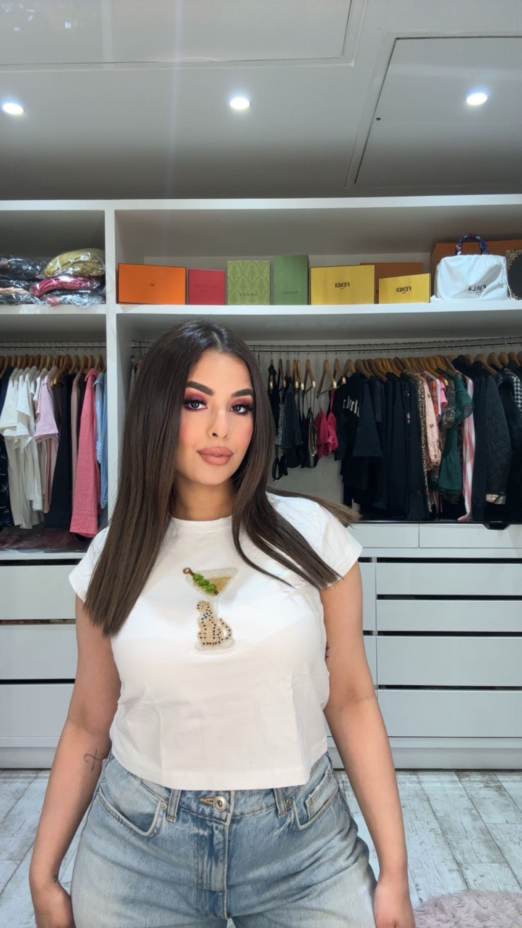 TIPSY LEOPARD TEE
