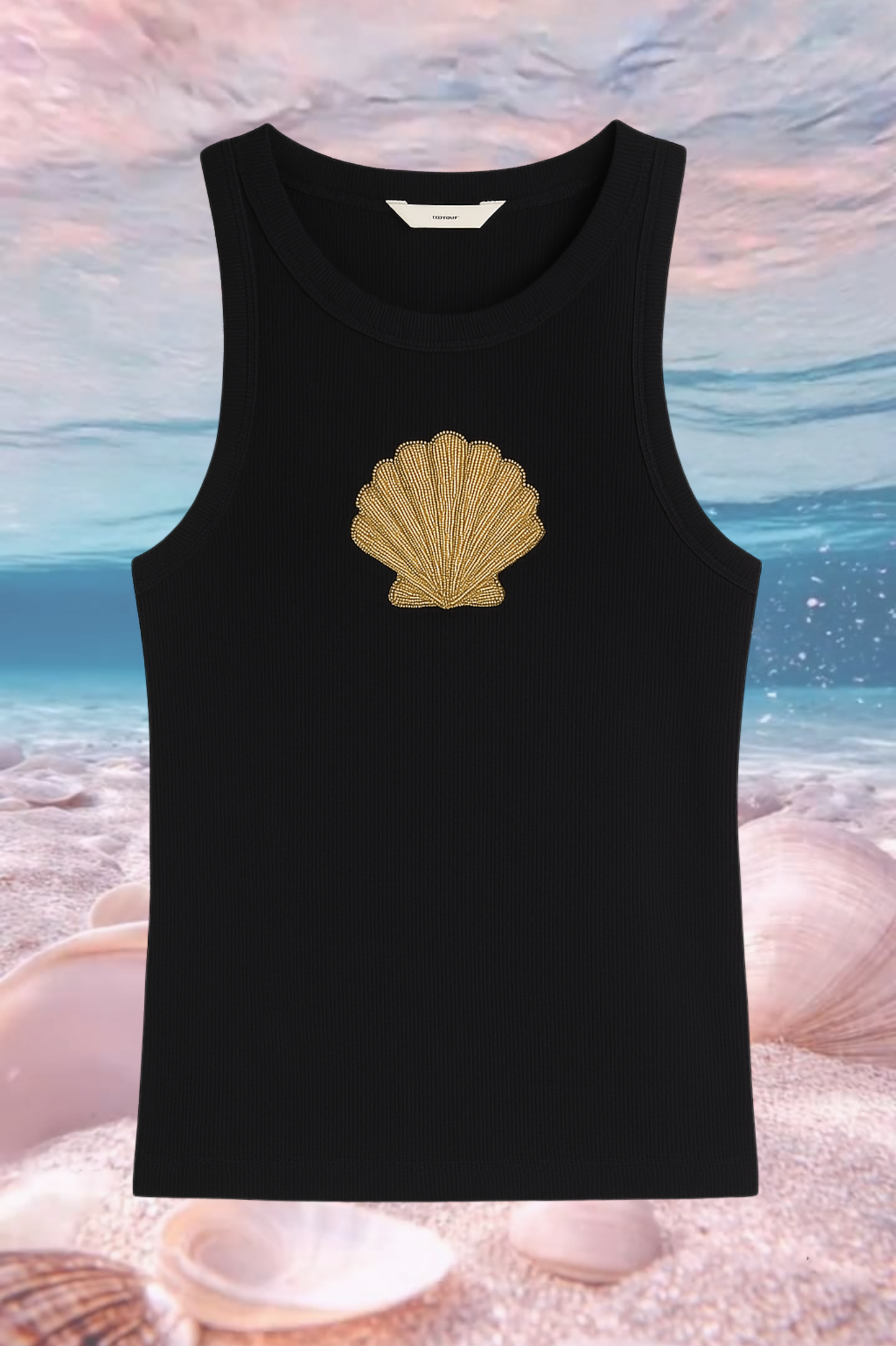 SHELL TANK TEE