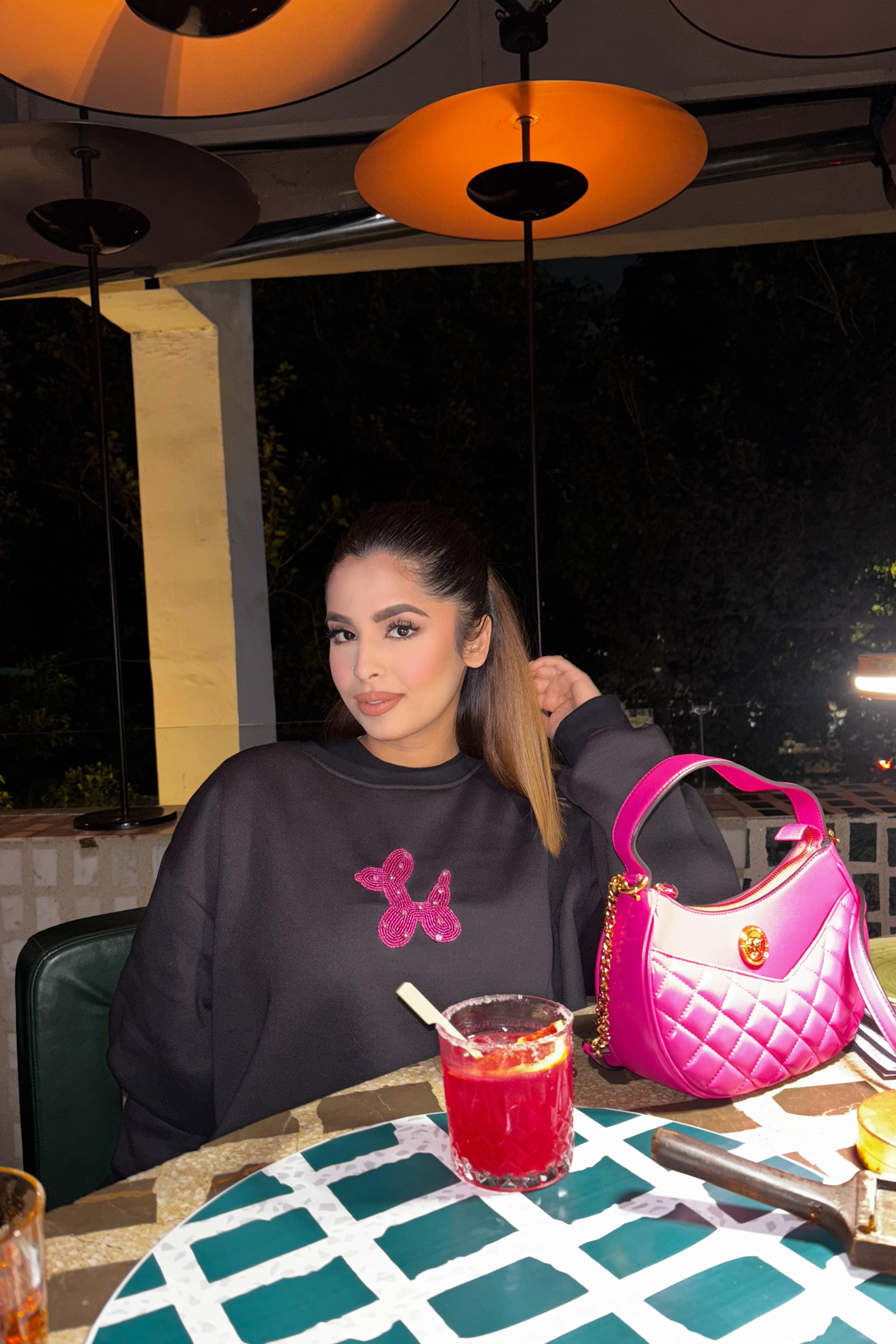 CHIC PUP BLACK SWEATSHIRT