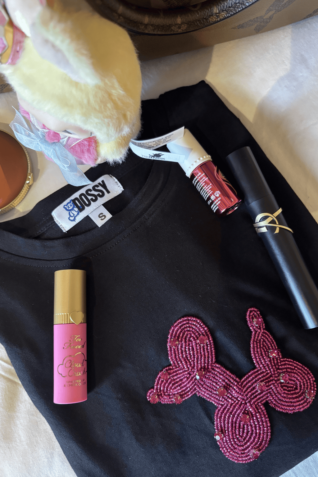 CHIC PUP BLACK T-SHIRT