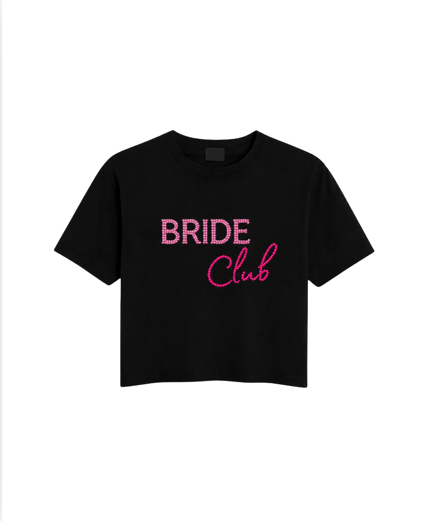 BRIDE CLUB BLACK TEE